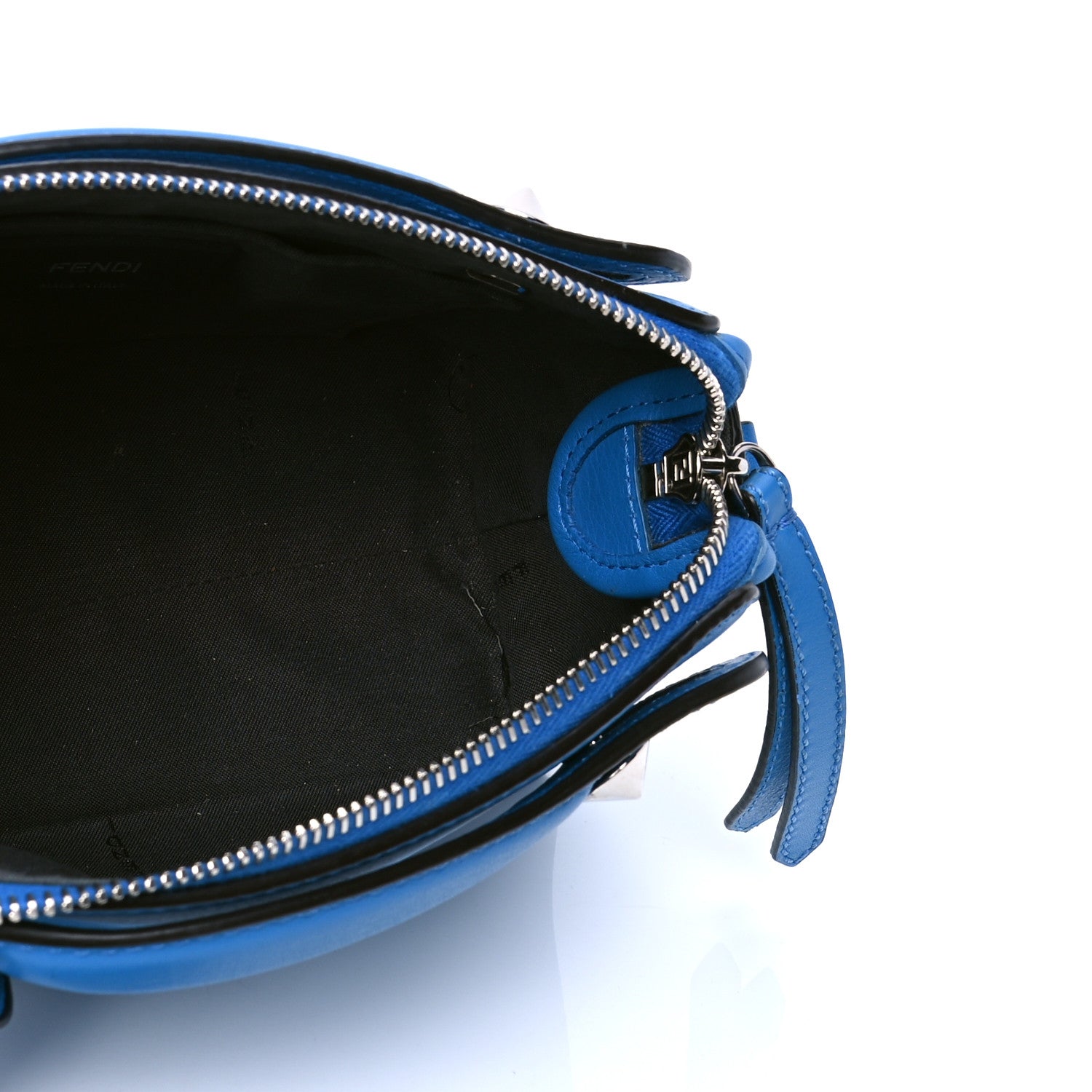 Fendi Vitello Dolce Mini By The Way Boston Bag Blue Royal 4 of 5