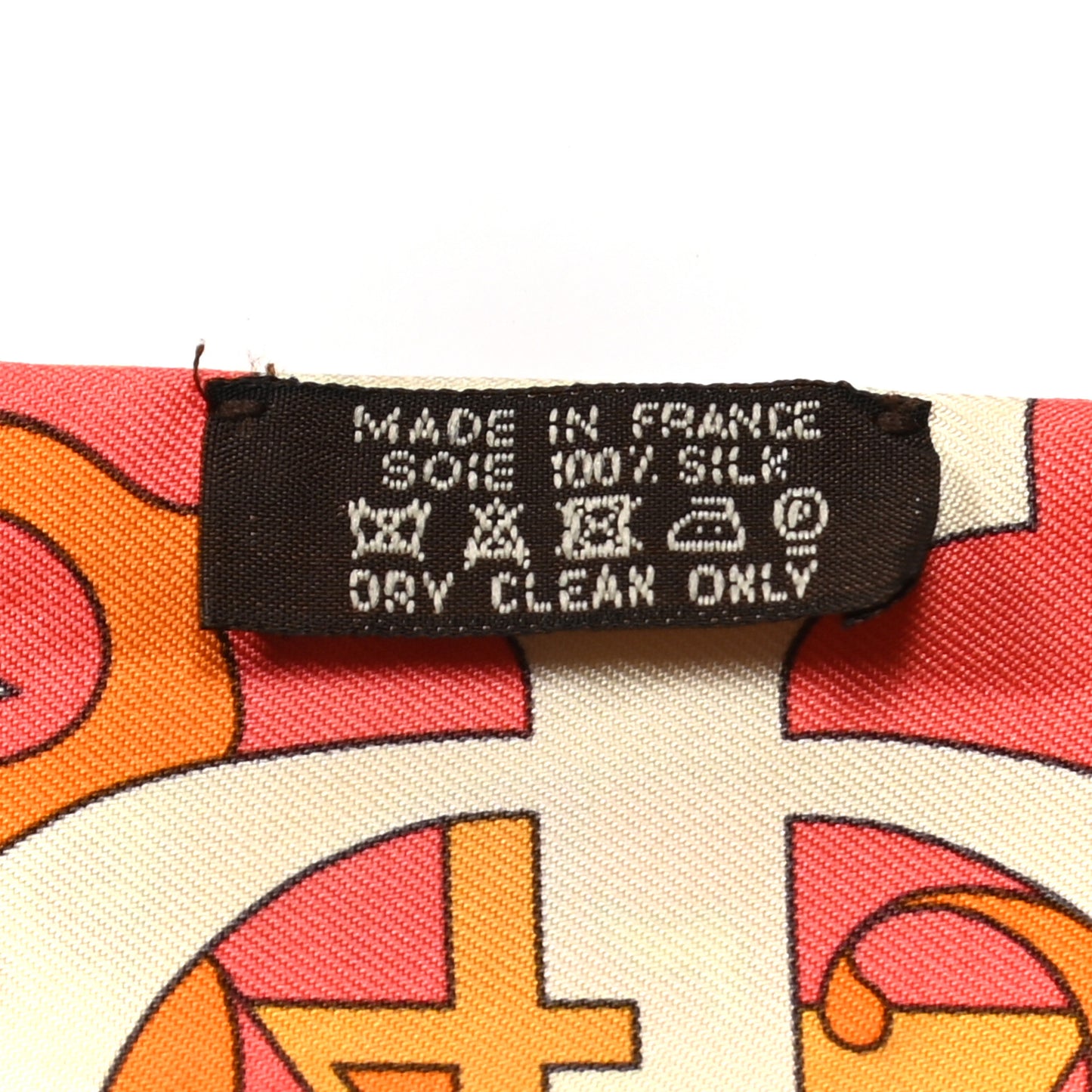 Silk Le Nombre D'Or Twilly Orange Corail Jaune D'or