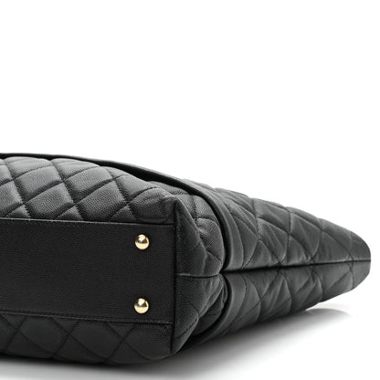 Chanel Caviar Quilted Rolled Up Tote Black 10 of 11