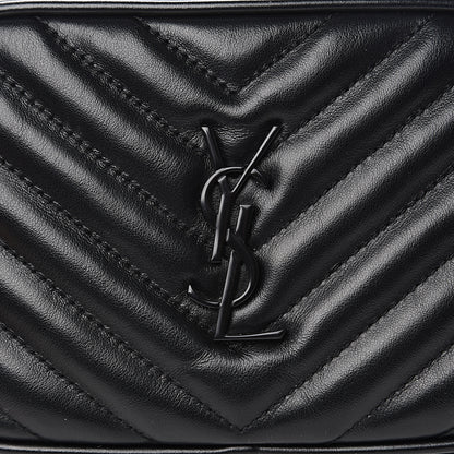 Saint Laurent Calfskin Matelasse Monogram Lou Belt Bag Black 6 of 8