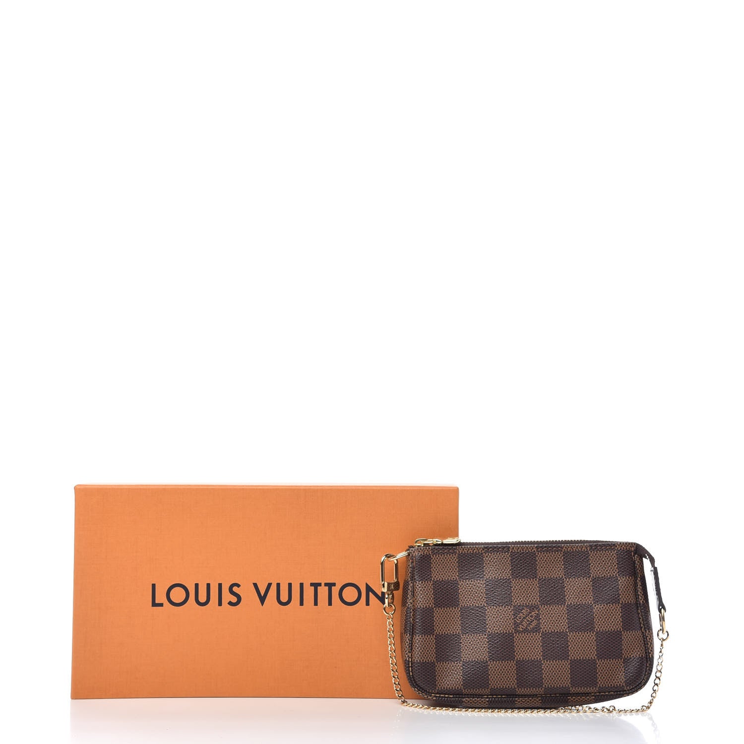 Louis Vuitton Damier Ebene Mini Pochette Accessories 8 of 8