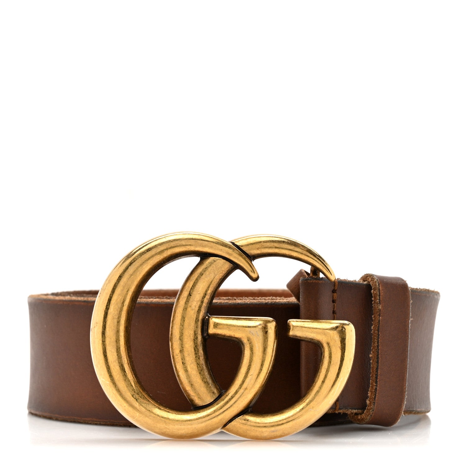 Gucci Faded Calfskin Double G 40mm Belt 85 34 Cuir 1 of 5