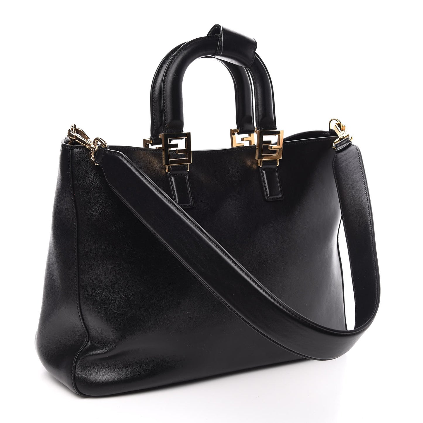 Vitello Glacier Medium FF Tote Black