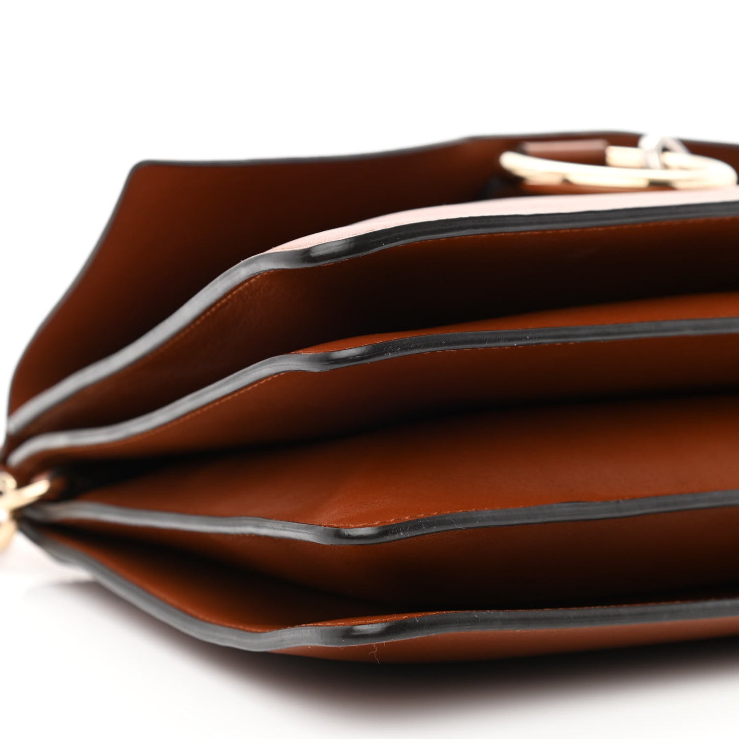 Suede Calfskin Medium Faye Shoulder Bag Tobacco