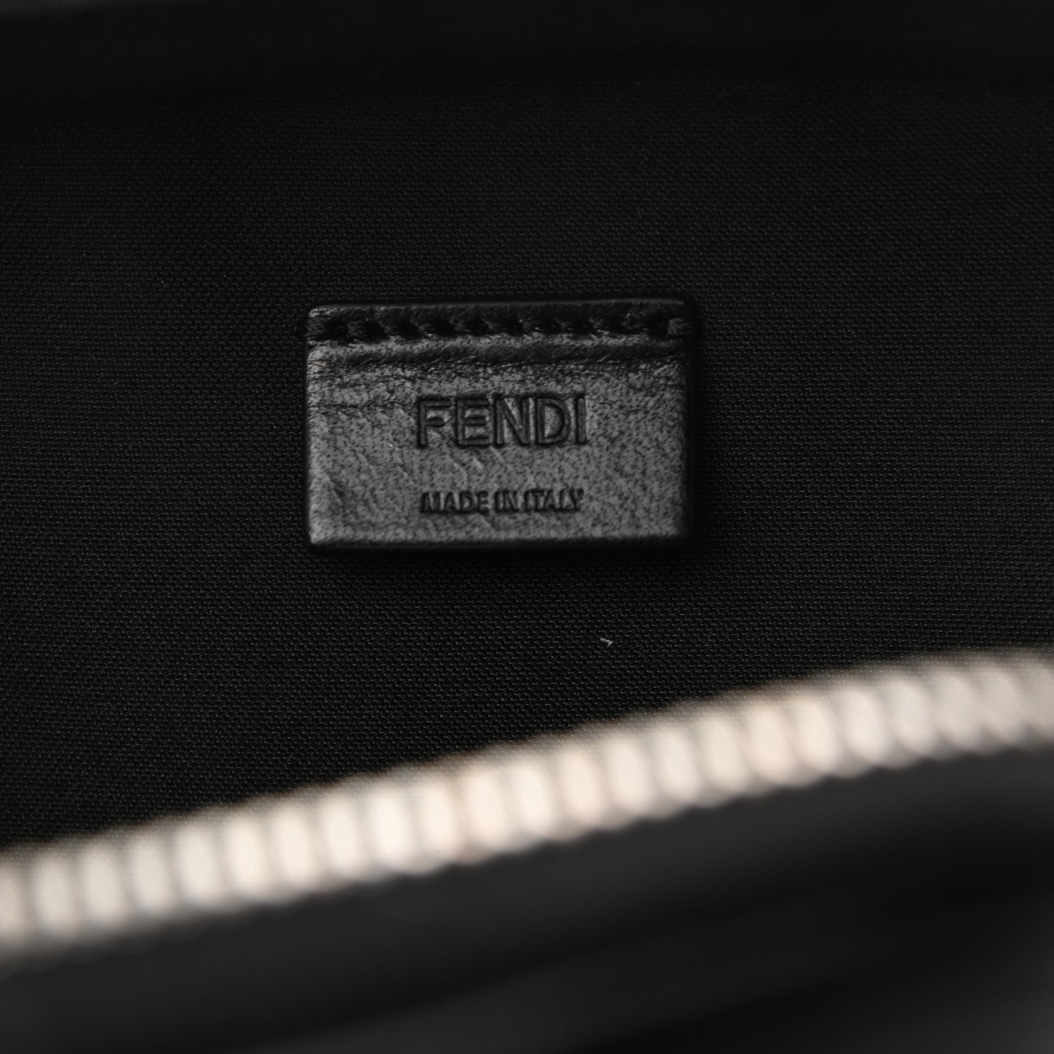 Fendi Recycled Fabric Jacquard Vitello Astro Micro FF Mini Trolley Bag Asfalto Black 6 of 10