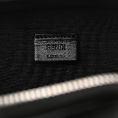 Fendi Recycled Fabric Jacquard Vitello Astro Micro FF Mini Trolley Bag Asfalto Black 6 of 10