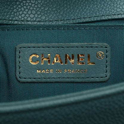 Chanel Caviar Quilted Small Boy Flap Light Blue 6 of 10