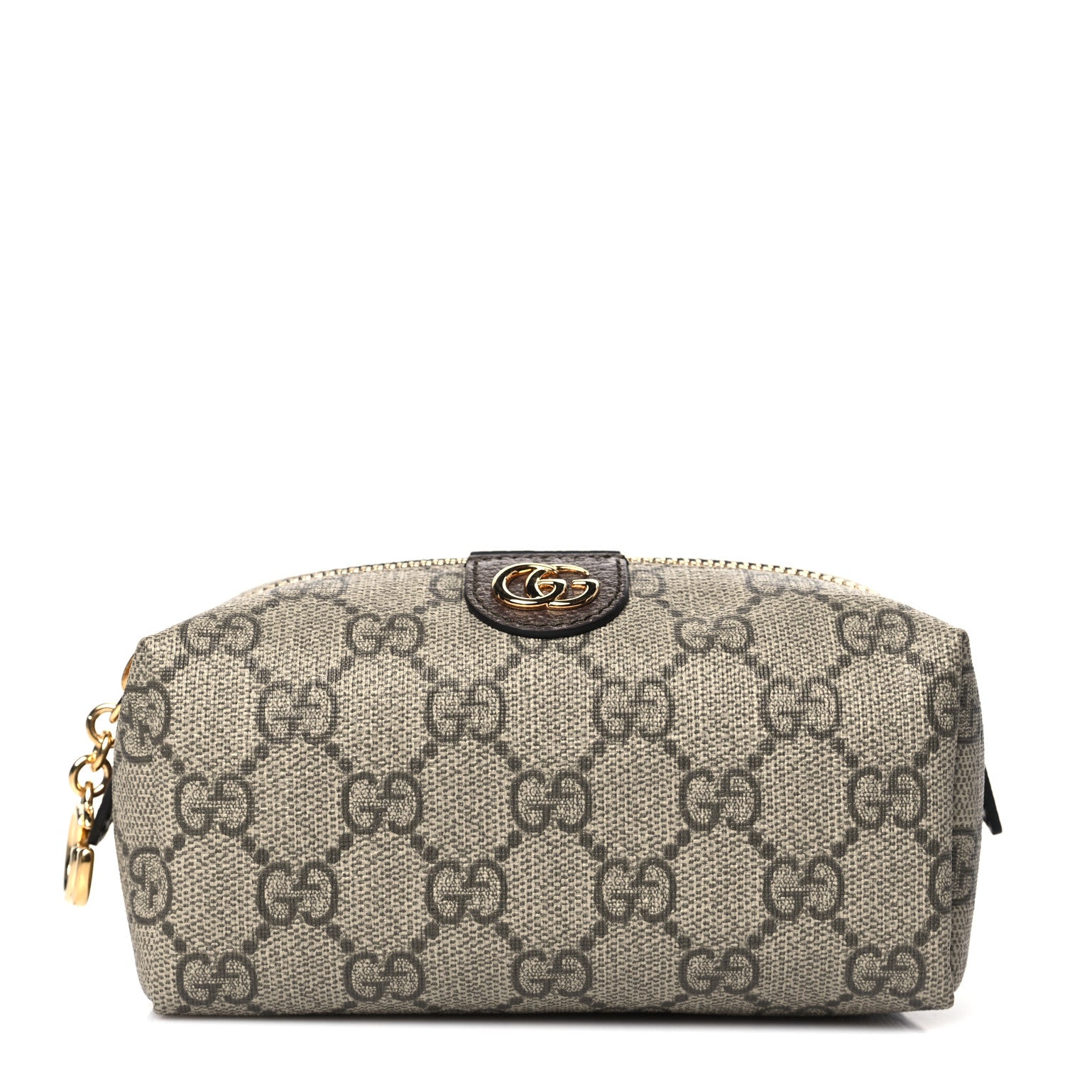 Gucci Soft GG Supreme Monogram Calfskin Medium Ophidia Cosmetic Case Beige Ebony New Acero 1 of 10