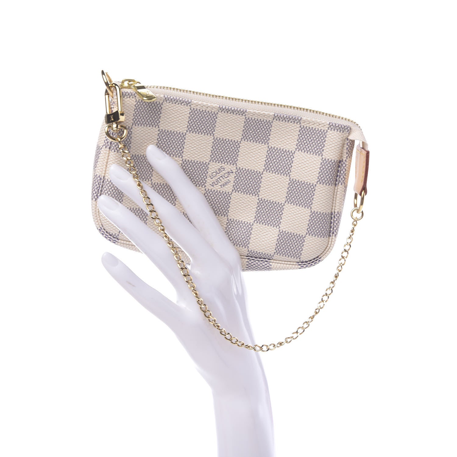 Louis Vuitton Damier Azur Mini Pochette Accessories 2 of 8