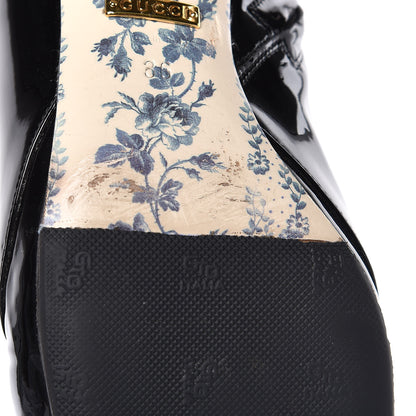 Gucci Vernice GG Victoire 55mm Ankle Boots 36 Black 7 of 11
