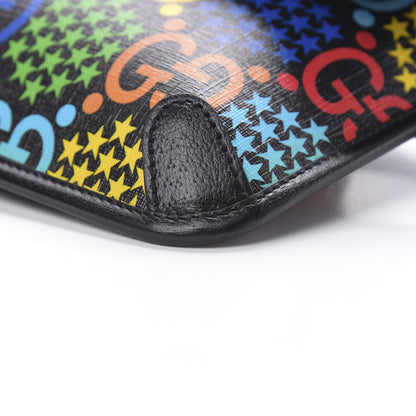 Gucci GG Supreme Monogram Psychedelic Slim Belt Bag Black 10 of 11