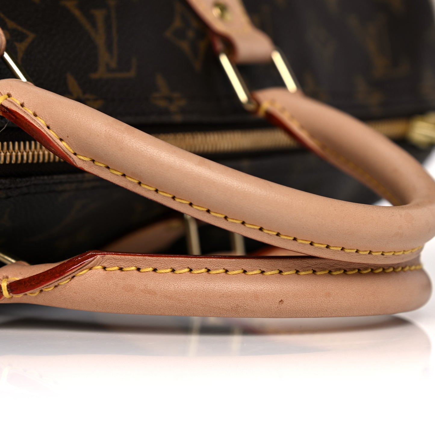 Monogram My LV Heritage Speedy Bandouliere 40 White Blue Clair