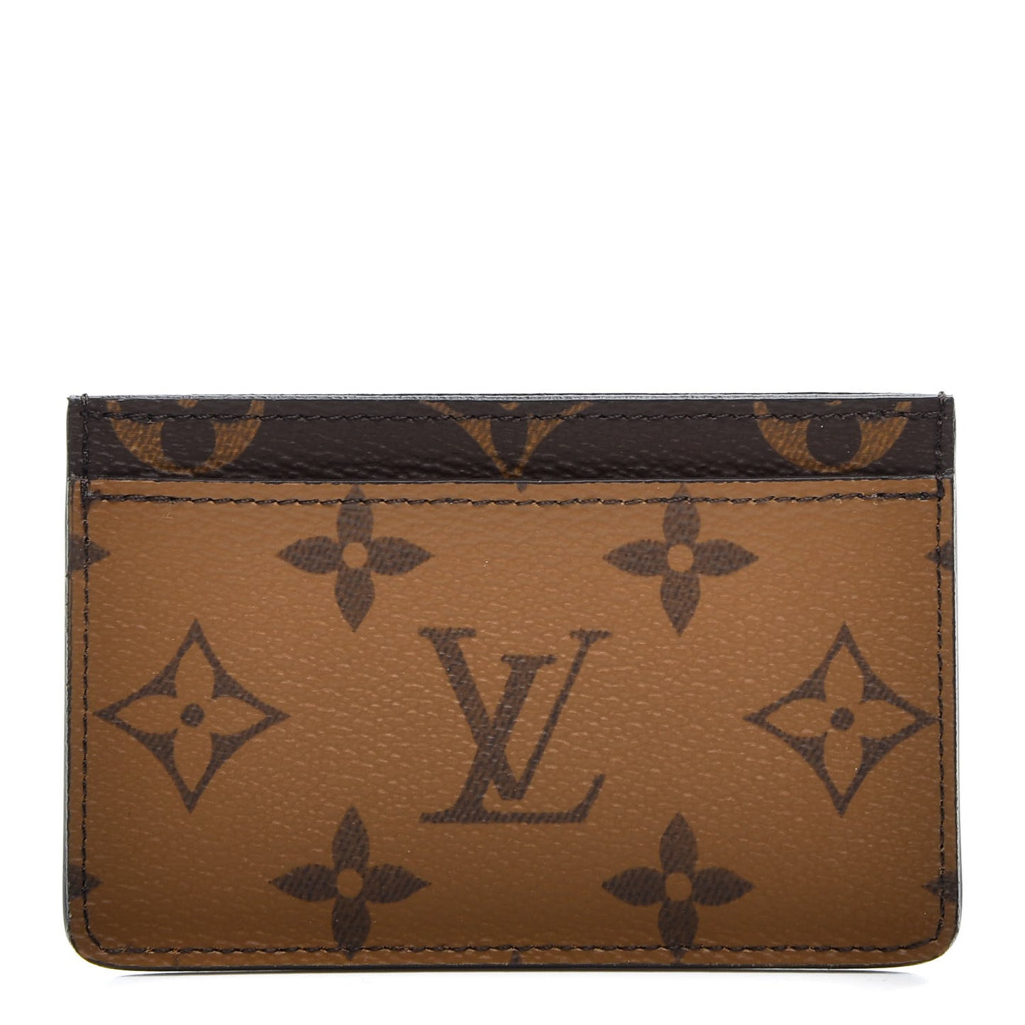 Reverse Monogram Card Holder