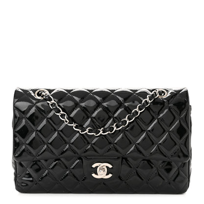 Chanel Patent Quilted Medium Double Flap Black 1 of 10