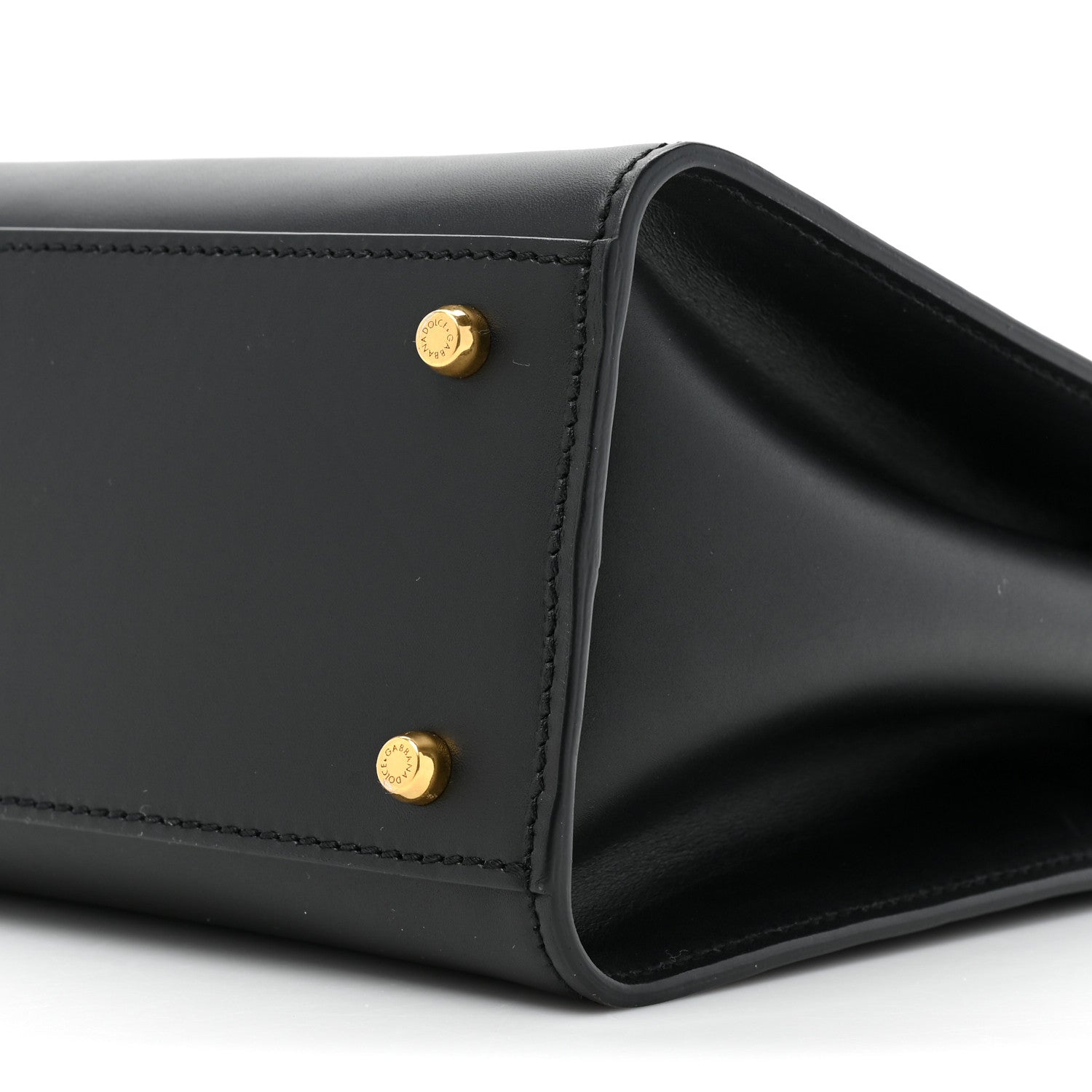 Dolce & Gabbana Calfskin Miss Sicily Satchel Black 11 of 16