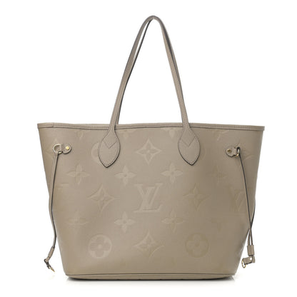Louis Vuitton Empreinte Monogram Giant Neverfull MM Tourterelle 3 of 12