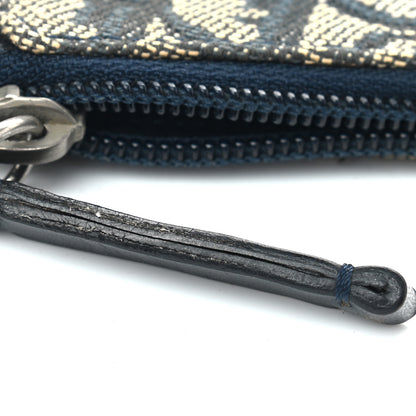 Christian Dior Monogram Shoulder Bag Pochette Blue 9 of 10