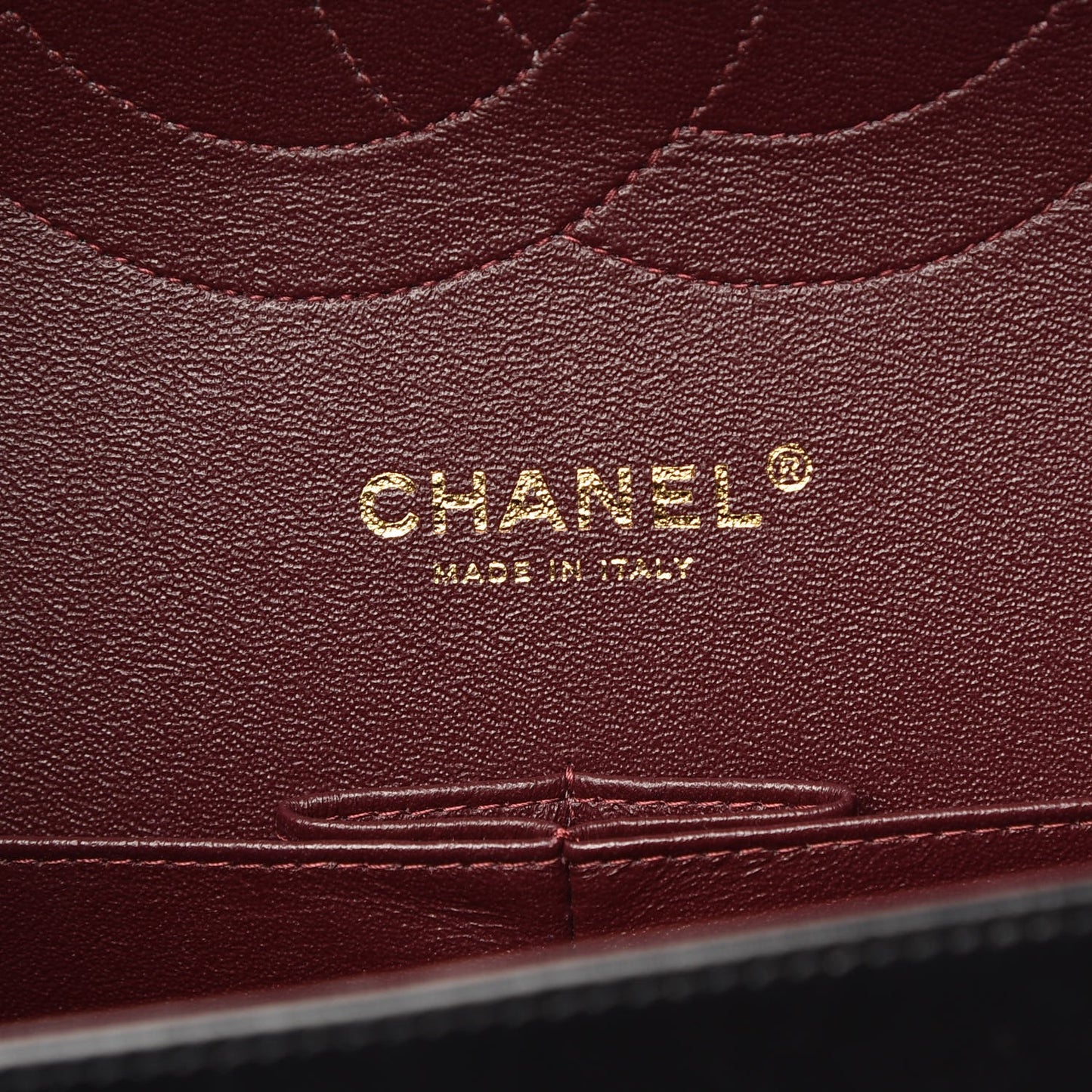 Lambskin Quilted Jumbo Double Flap Black