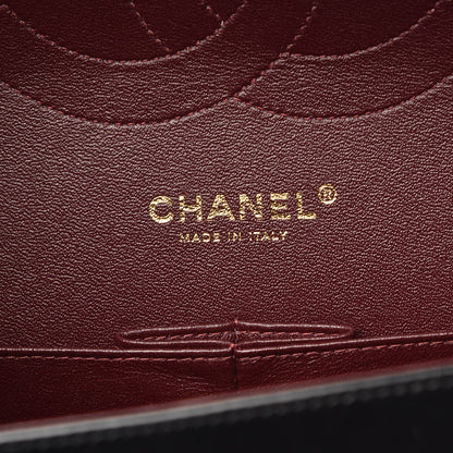 Chanel Lambskin Quilted Jumbo Double Flap Black 7 of 13