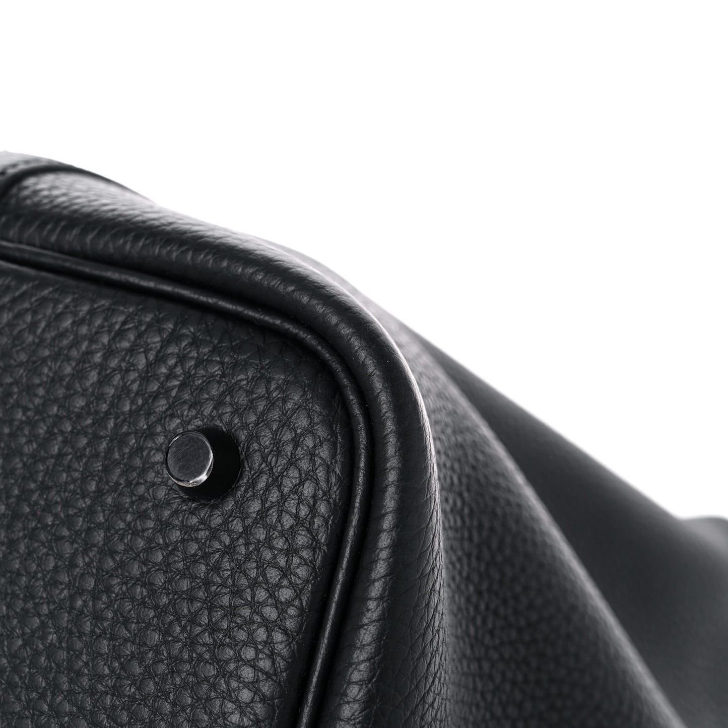 Taurillon Clemence Monochrome Picotin Lock 22 MM Black