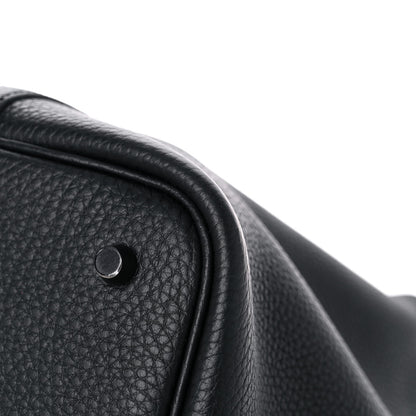 Hermes Taurillon Clemence Monochrome Picotin Lock 22 MM Black 8 of 12