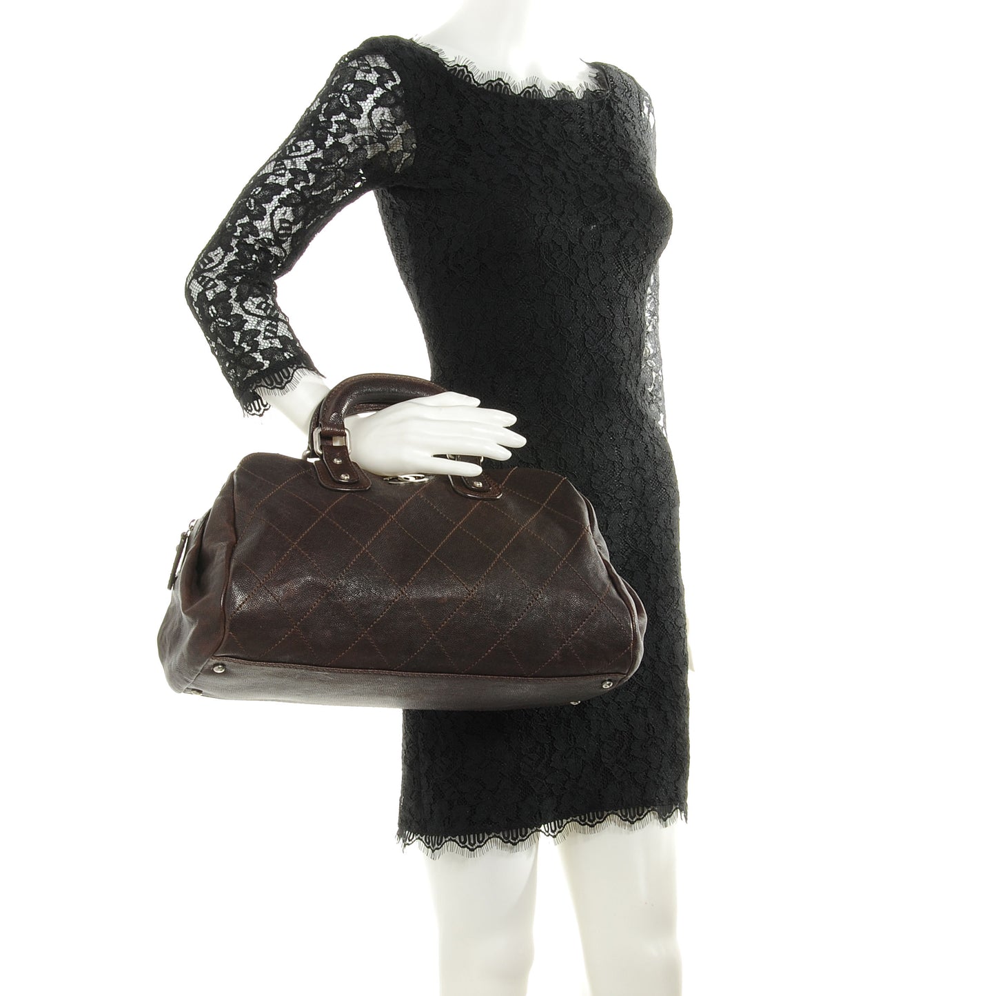 Caviar Large Outdoor Ligne Doctor Bag Brown