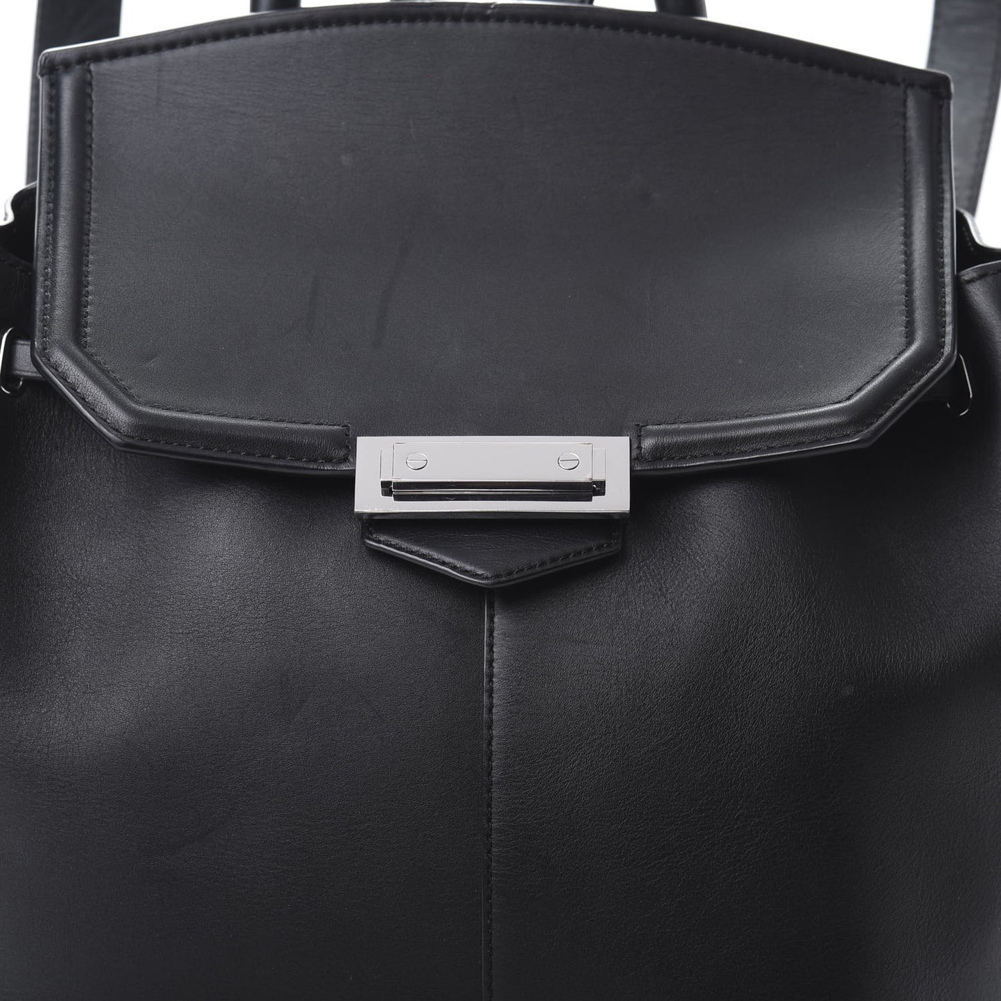 Calfskin Prisma Skeletal Backpack Black