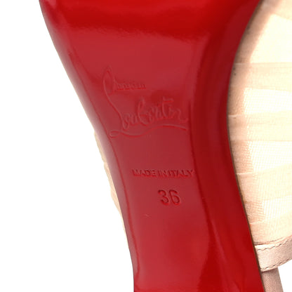 Christian Louboutin Chiffon Goya Ruban 80 Pumps 36 Petale 6 of 11