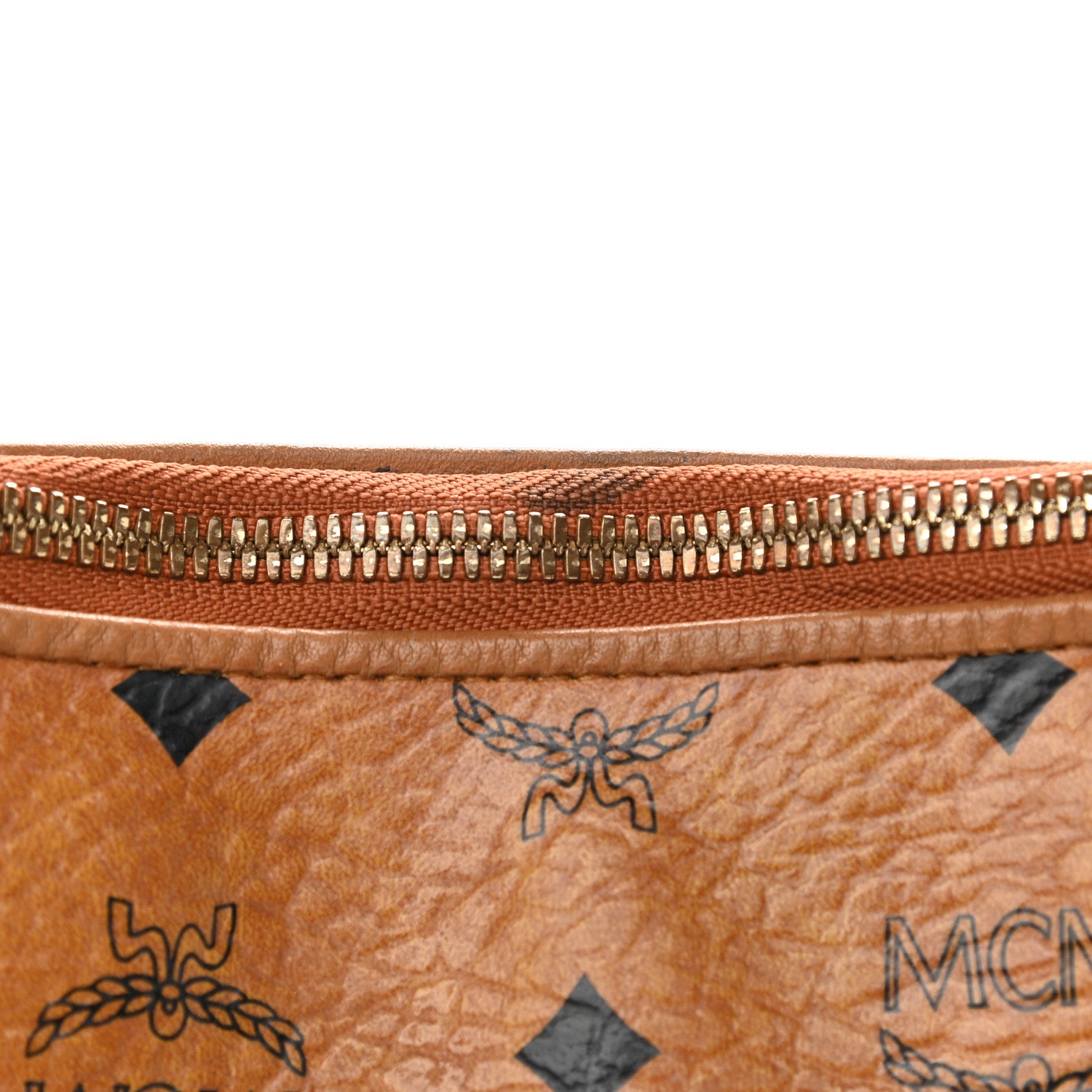 MCM Visetos Shoulder Bag Cognac 15 of 16