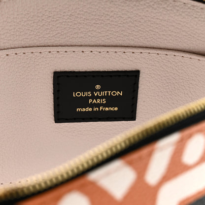 Louis Vuitton Monogram Giant Crafty Cosmetic Pouch Creme Caramel 6 of 7