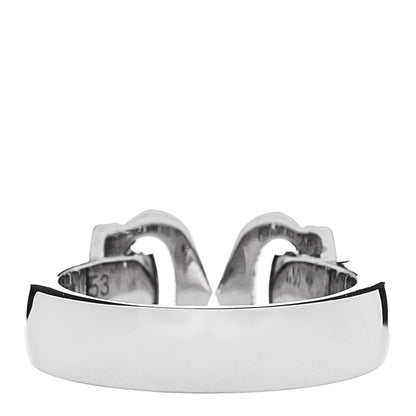 Cartier 18K White Gold Diamond C De Cartier Ring 53 6.5 3 of 4