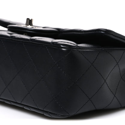 Chanel Lambskin Quilted Mini Rectangular Flap Black 9 of 9