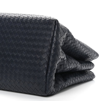Bottega Veneta Nappa Intrecciato Medium Roma Tote Dark Blue 9 of 10