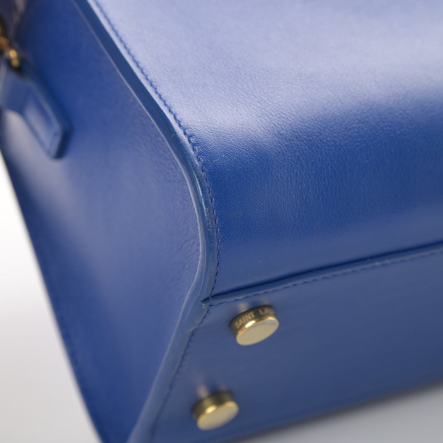 Calfskin Monogram Baby Cabas Blue