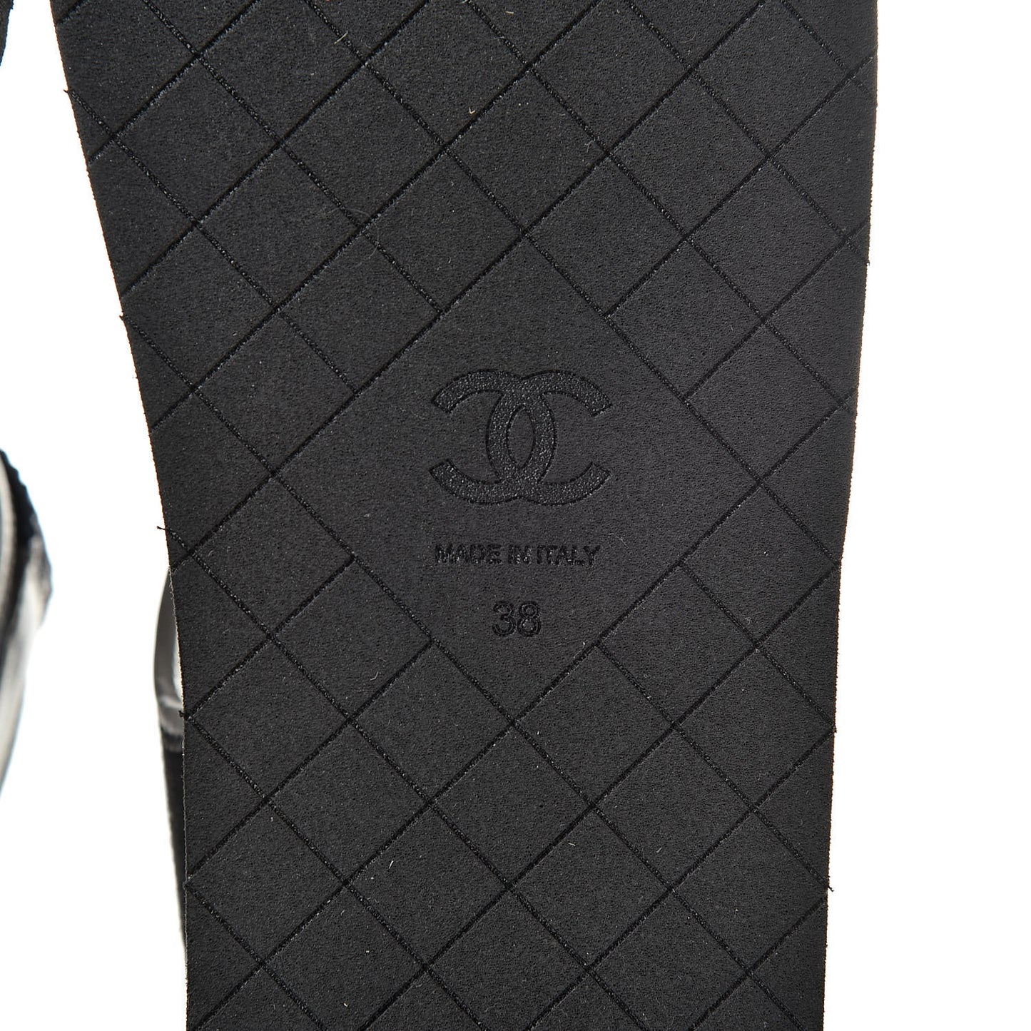 Lambskin Jersey Coco Sandals 38 Black