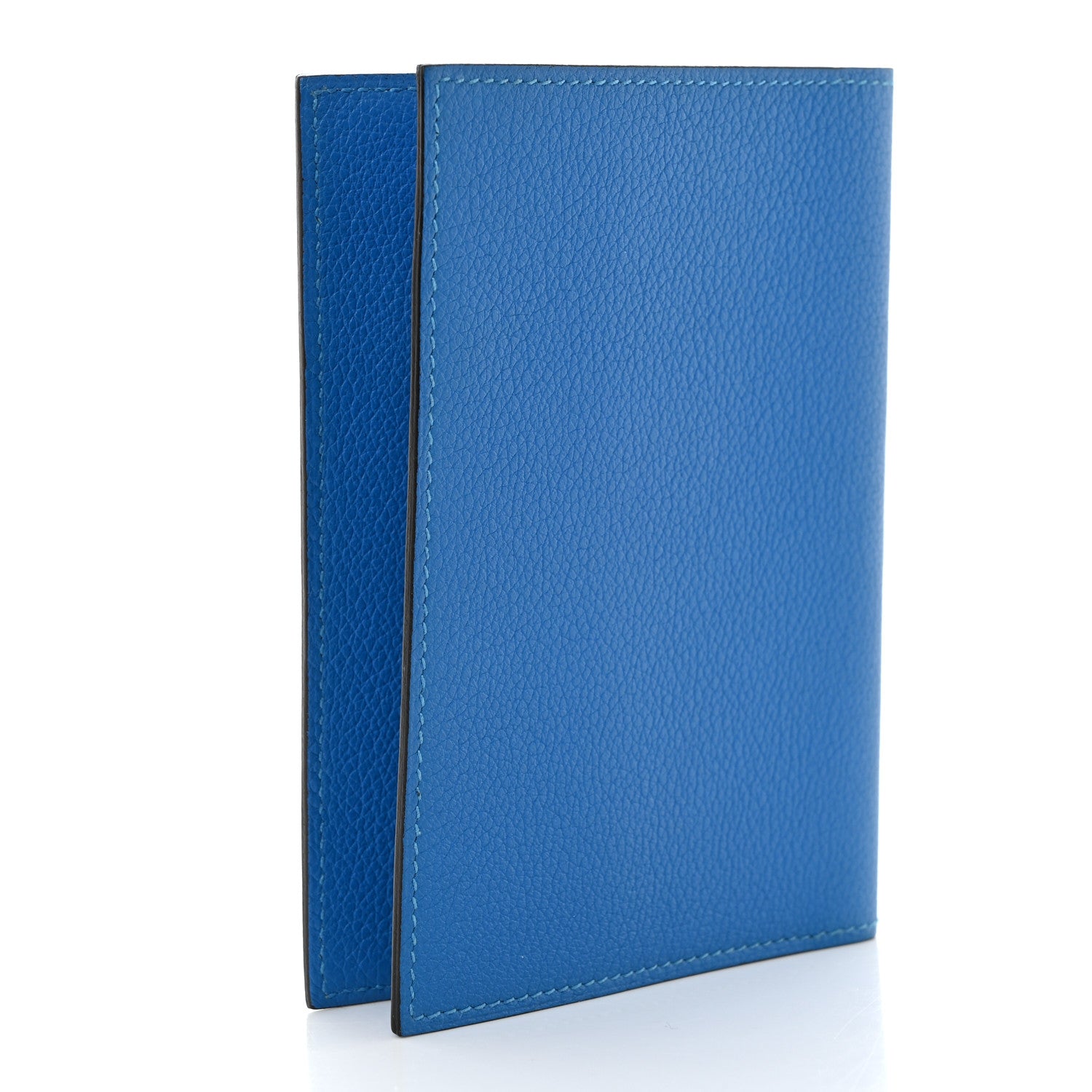 Hermes Evercolor MC2 Magellan Passport Holder Bleu Hydra 3 of 7