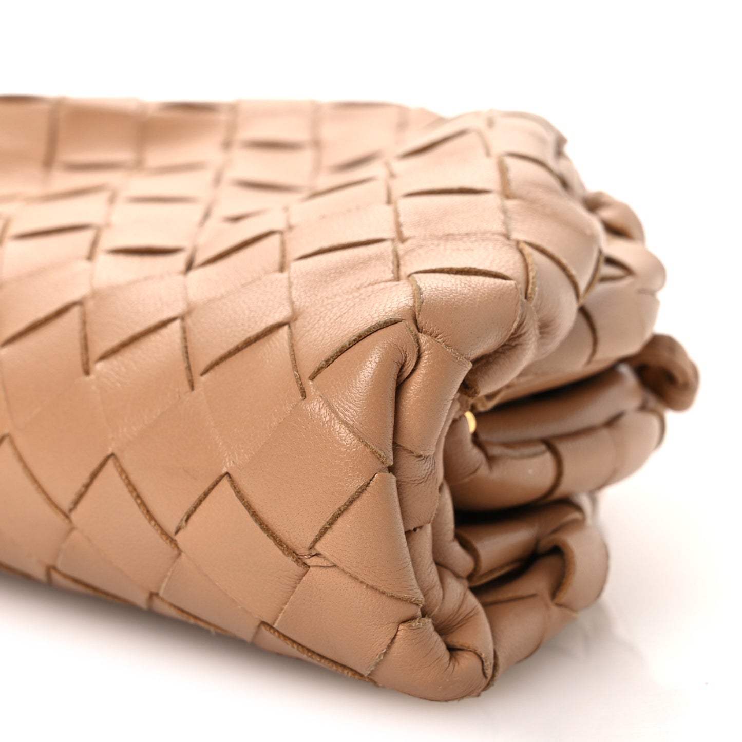 Nappa Intrecciato The Mini Pouch Almond