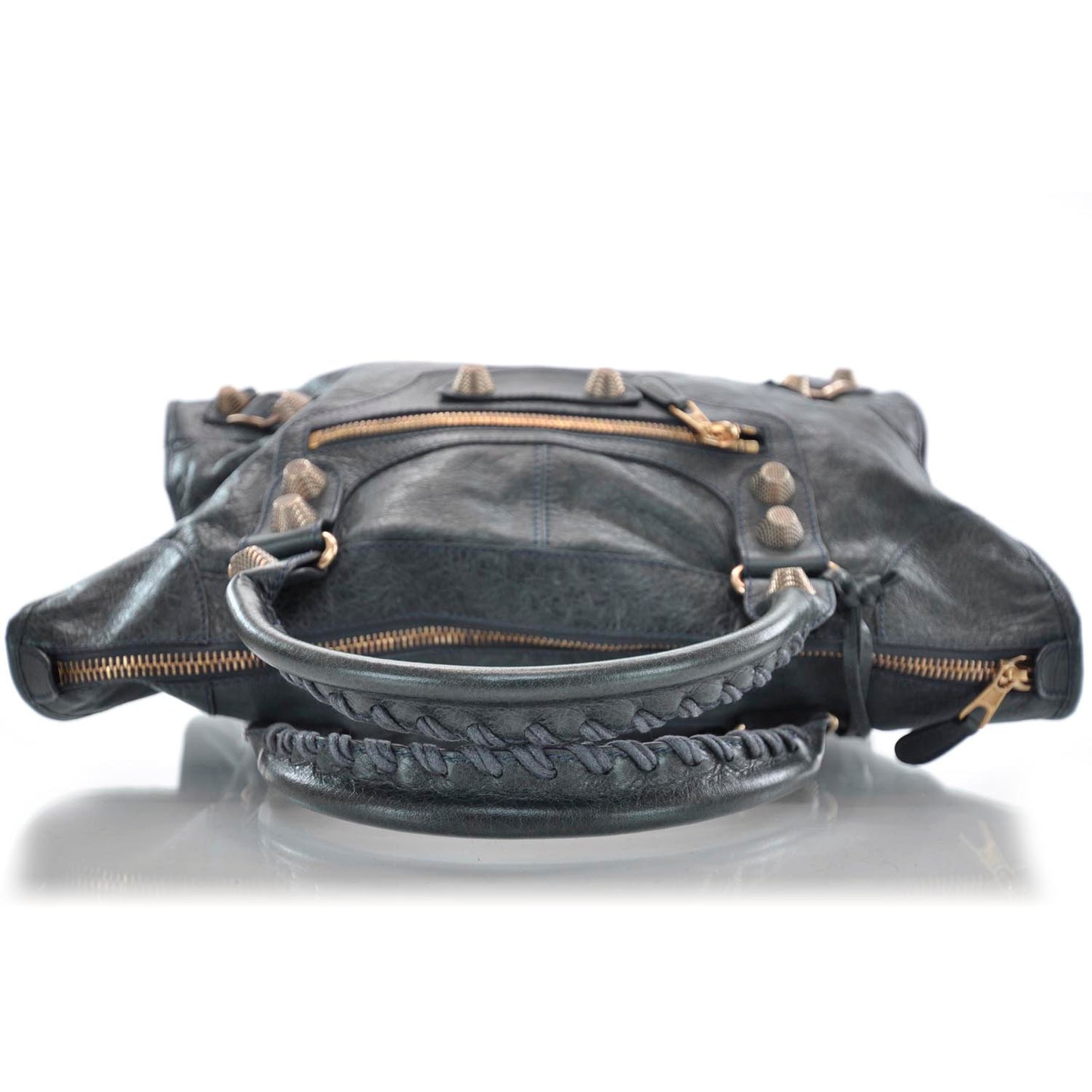 Agneau Giant 21 Rose Gold Hardware Part Time Anthracite
