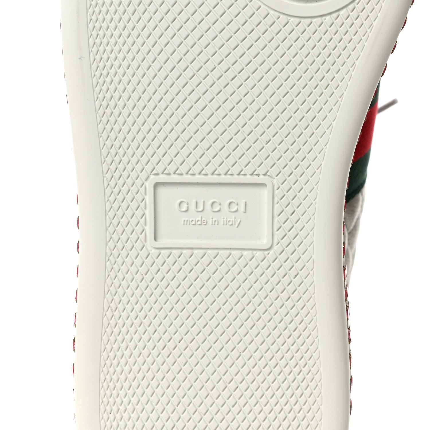 Gucci Laminated Nappa Crystal Web Bee Embroidered Trapuntata Womens Ace Platform Sneakers 38 Argento 7 of 10