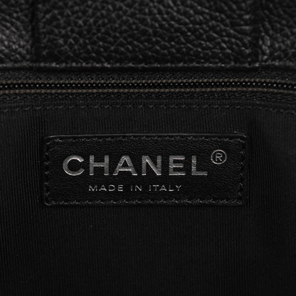 Chanel Calfskin Cerf Executive Shopper Tote Black 6 of 8