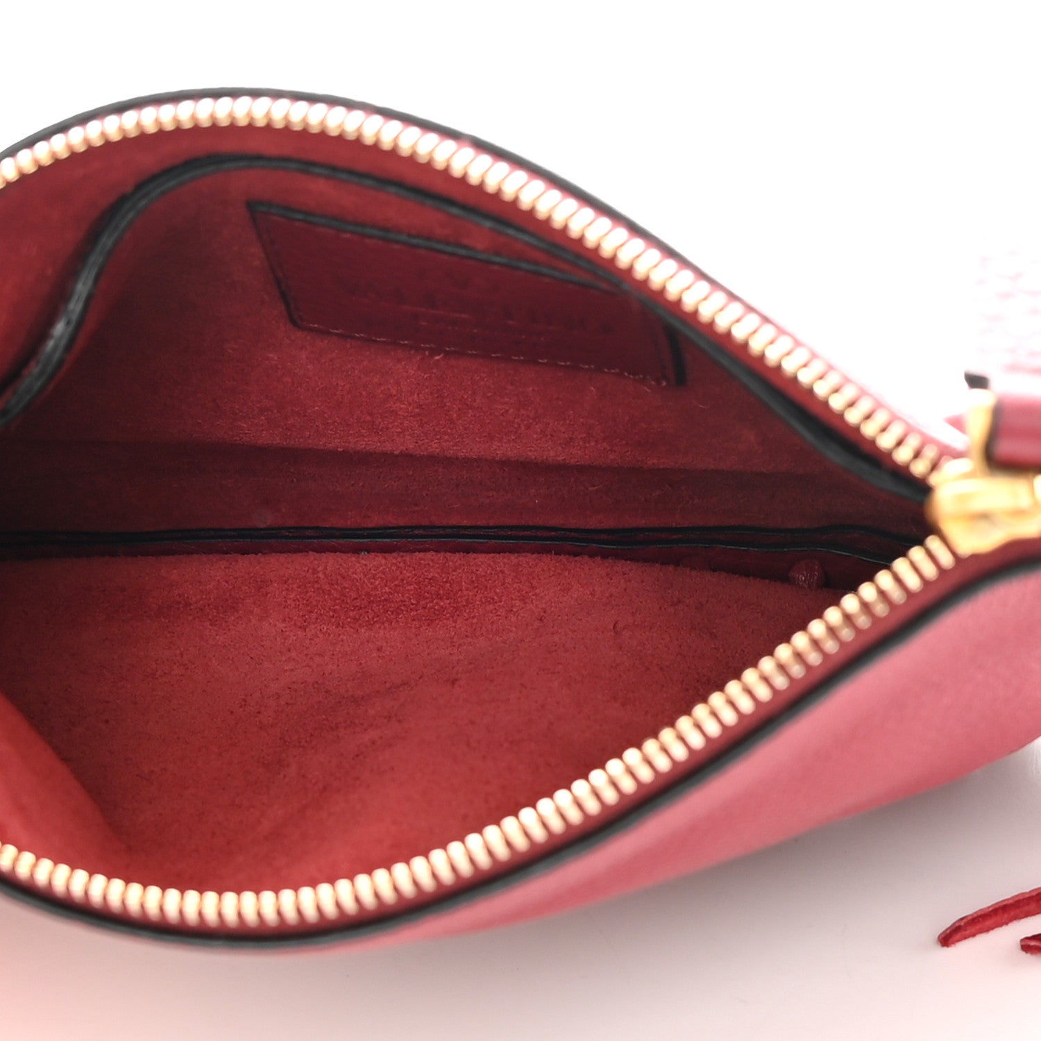 Valentino Garavani Grained Calfskin C-Rockee Sagittarius Fringe Clutch Scarlet 5 of 15