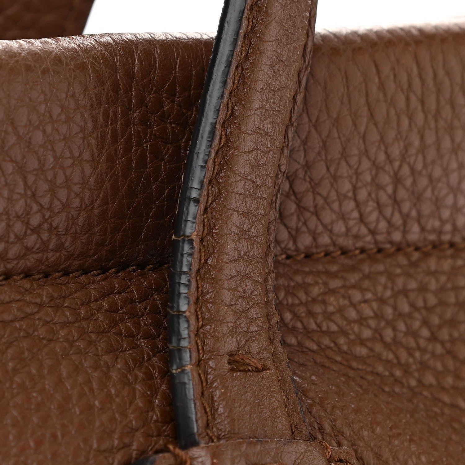 Gucci Pebbled Calfskin Large Lady Tassel Top Handle Bag Brown 19 of 20