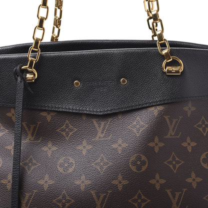 Louis Vuitton Monogram Pallas Shopper Black 6 of 8