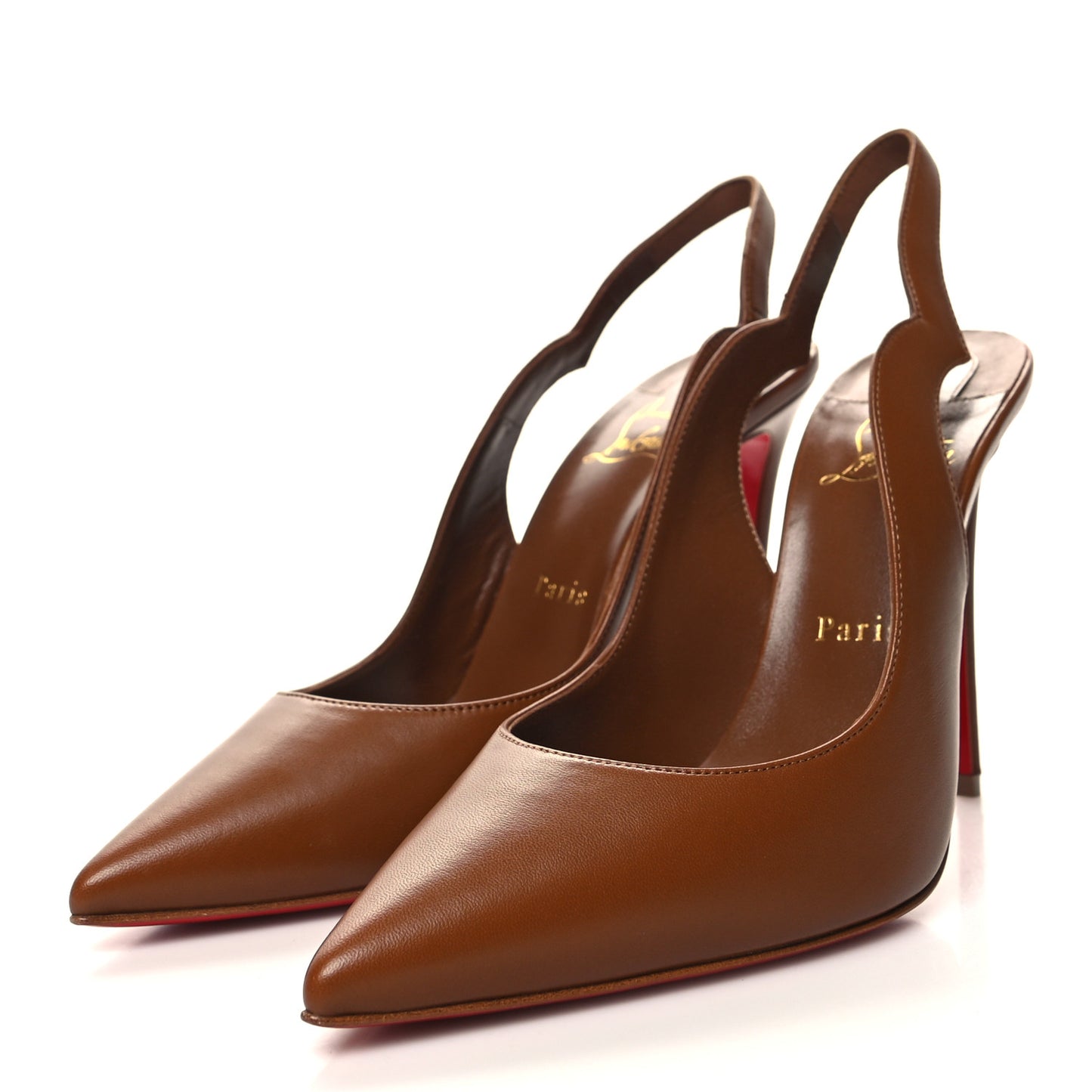 Nappa Clare Sling 80 Pumps 38.5 Nude