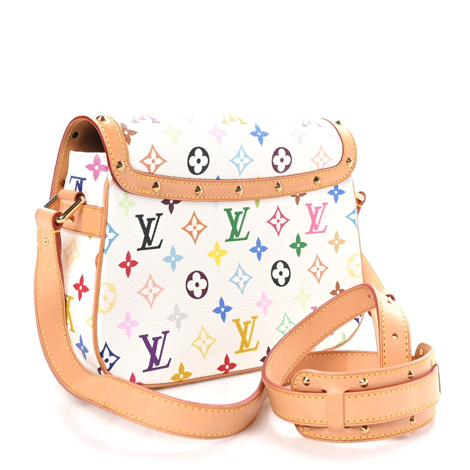 Louis Vuitton Monogram Multicolor Sologne White 3 of 9
