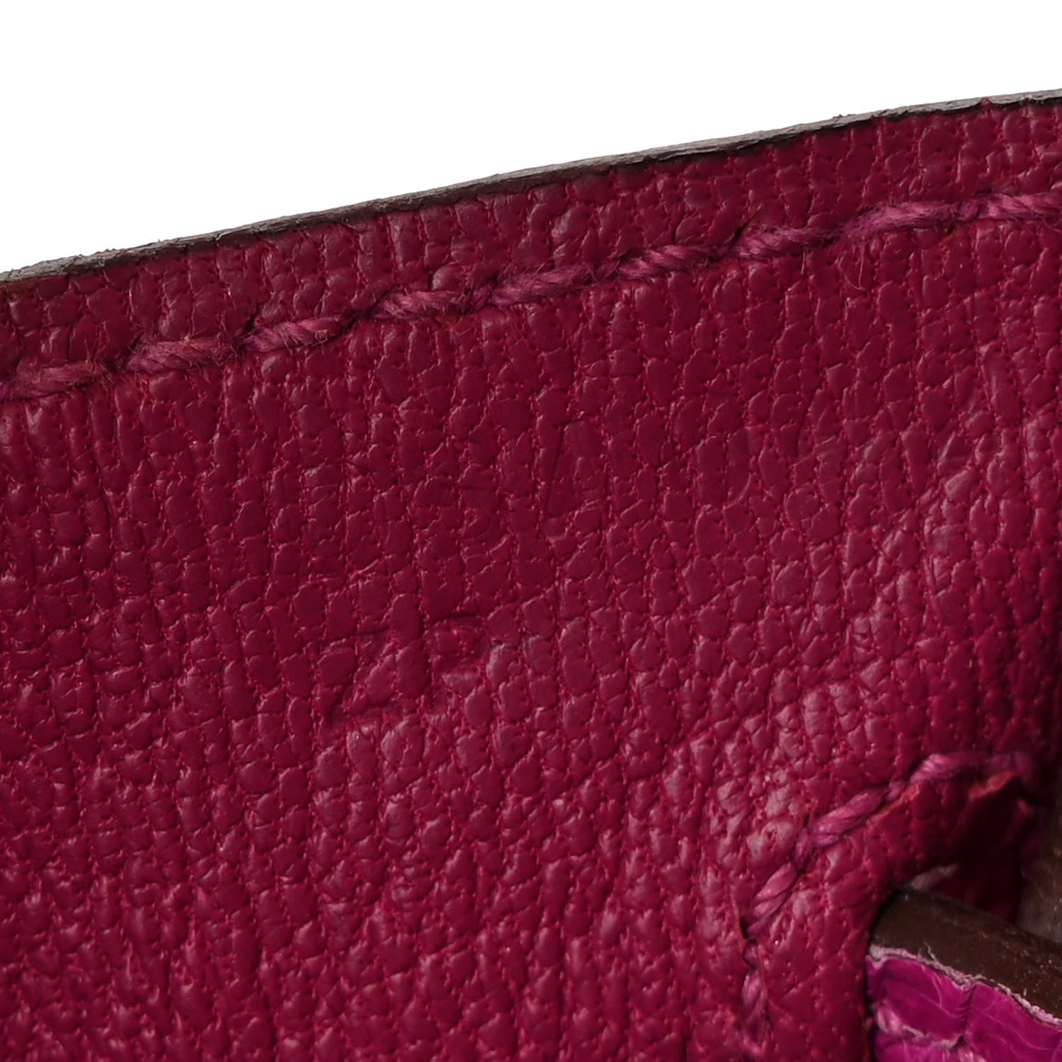 Hermes Shiny Porosus Crocodile Birkin 25 Rose Scheherazade 7 of 13