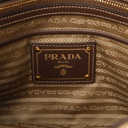 Prada Jacquard Logo Tote Corda Bruciato 8 of 10