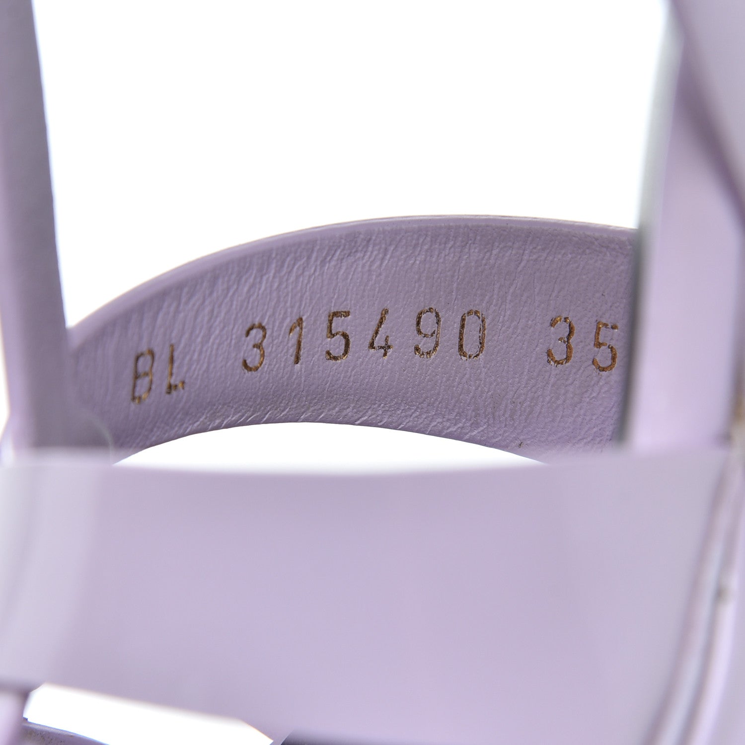 Saint Laurent Patent Tribute 75 Platform Sandals 35 Lavender 8 of 18