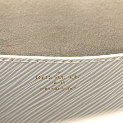 Louis Vuitton Epi Love Lock Twist Shoulder Bag MM White 7 of 11