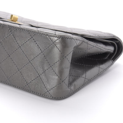 Chanel Metallic Calfskin Quilted 2.55 Reissue 226 Flap Charcoal 8 of 13
